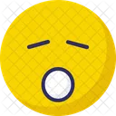 Dormir Y Abrir La Boca Bostezar Emoticones Icono