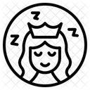 Dornroschen Schlafend Tiefschlaf Symbol