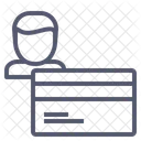 Dorso de tarjeta  Icono