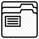 Dossier Stockage Fichier Icône