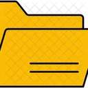 Actif Dossier Stockage Icône
