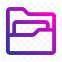 Dossier Stockage De Donnees Stockage De Fichiers Icône