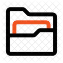 Dossier Stockage De Donnees Stockage De Fichiers Icône