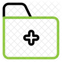 Dossier Ajouter Un Dossier Donnees Icône
