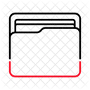 Dossier Stockage Stockage De Donnees Icône