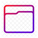 Dossier Dossier Ouvert Stockage De Fichiers Icône