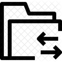 Dossier Echange Fichier Icône