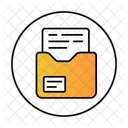 Dossier Document Fichier Icône