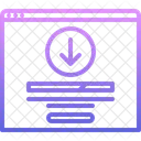 Fichier Telechargement Site Web Icône