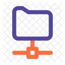 Dossier Partage Stockage Icône