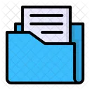 Dossier Bureau Document Icon