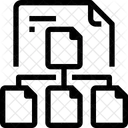 Fichier Hierarchie Structure Icône