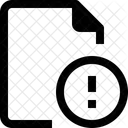 Avis Dossier Document Icône