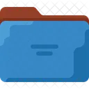 Dossier bleu  Icône