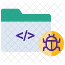 Bug De Dossier Bug De Dossier Dossier De Programmation Icône