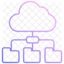 Dossier cloud  Icône