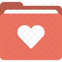 Dossier Coeur Dossier Favori Dossier Icône