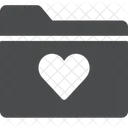 Amour Symbole Damour Coeur Abattage Icône