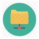 Dossier Connecte Document Dossier Icon