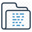 Code Dossier Donnees Icône
