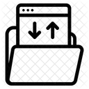 Dossier de données Web  Icon