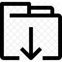 Dossier de téléchargement  Icône