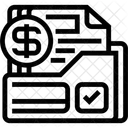 Dossier de facture  Icône