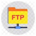 Dossier Ftp Portefeuille Ftp Classeur Ftp Icône