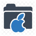 Dossier Mac Fichiers Icône
