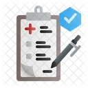 Dossier médical  Icône