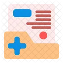 Dossier médical  Icône