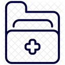 Fichier Dossier Soins De Sante Icône