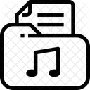 Musique Dossier Donnees Icône