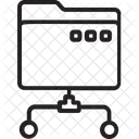 Partage Annuaire Reseau Icône