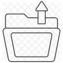 Dossier Telechargement Thinline Icon Icône
