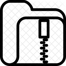 Dossier compressé  Icône