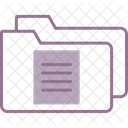 Dossiers Fichiers Entreprise Icône