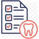 Dossiers Dentaires Rapport Medical Dent Icône