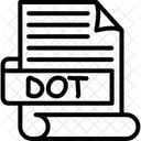 Dot Dot File Dot Format Icon