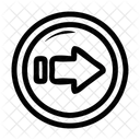 Dots Arrow Pointing Arrow Navigational Arrow Icon