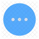 Dots Circle Dots Menu Icon