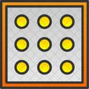 Dots Per Inch Dots Dpi Icon