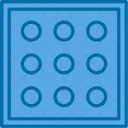 Dots Per Inch Dots Dpi Icon