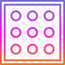 Dots Per Inch Dots Dpi Icon