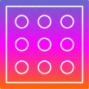 Dots Per Inch Dots Dpi Icon