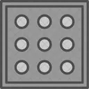 Dots Per Inch Dots Dpi Icon