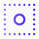 Dotted Circle Circle Broken Line Circle Icon