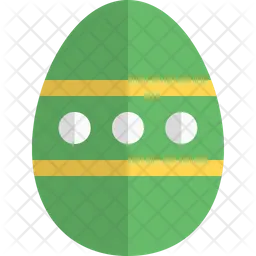 Dotted Decoration Egg  Icon