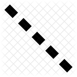 Dotted Line Icon - Download in Glyph Style