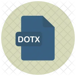Dotx file  Icon